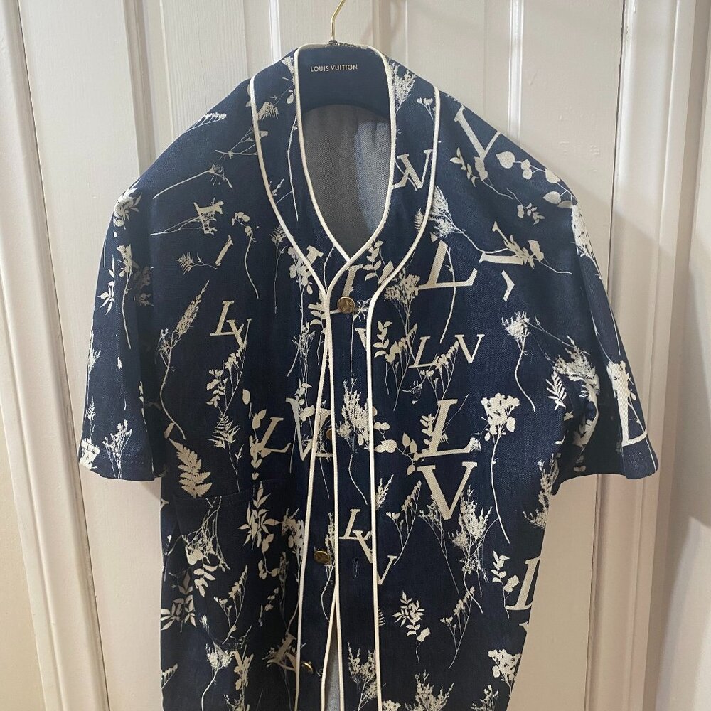 Louis Vuitton Baseball Denim Jersey